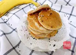 Illustration of how to make banana milk waffles 9