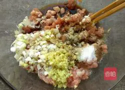 Illustration of how to make carrot and pork dumplings 2