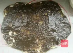 Black sesame sauce pancakes Illustration of how to do it 1
