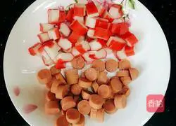 Illustration of how to make simple fried rice in summer 1