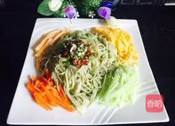 Illustration of how to make cold noodles 5