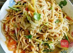  Illustration of how to make tomato and egg noodles 15