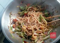 Illustration of Homemade Fried Noodles 7