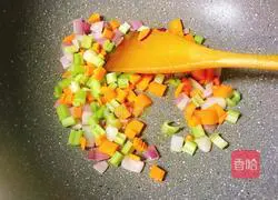 Illustration of how to make eel fried rice 7