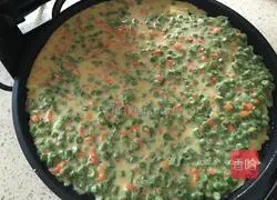 Illustration of how to make bean and egg pancakes 5