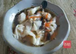 Illustration of how to make corn and meat wontons 13