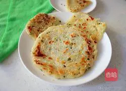 Illustration of how to make scallion pancakes 15