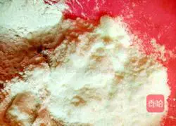 Illustration of how to make bean paste, purple potato and rose glutinous rice balls 3