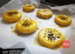 Illustration of making red bean paste cake 6