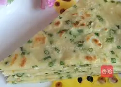 Chopped green onion Illustration of how to make cake 6