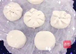 Illustration of how to make bean paste steamed buns and pork steamed buns 7