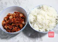 Illustration of how to make spicy cabbage fried rice 1
