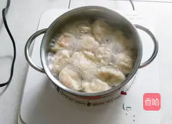 Tomatoes and eggs Illustration of how to make dumplings 9