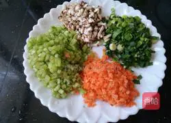 Illustration of how to make colorful fried rice 2