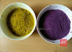 Illustration of how to make chrysanthemum buns 1