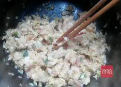 Illustration of how to make fresh Chinese cabbage meatloaf 6