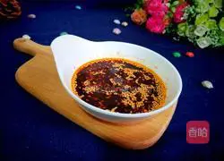 Illustration of homemade dumpling dipping sauce (with chili oil making method) 13