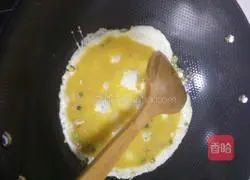 Illustration of how to make radish, ham and egg fried rice 5