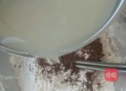 Illustration of how to make cocoa two-color steamed buns 7