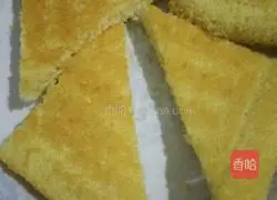 Illustration of how to make sandwich meat floss cake 11