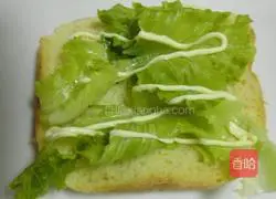 Illustration of how to make ham sandwich 5