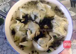 Illustration of how to make shepherd's purse wontons 10