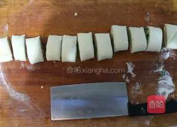 Scallion flower rolls Illustration of how to do it 7