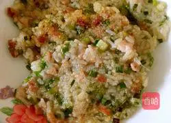 Illustration of how to make lean meat rice cakes 7