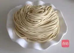 Illustration of how to make sesame sauce noodles 1