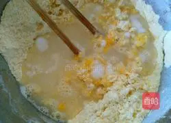 Illustration of how to make sweet corn cakes 4 