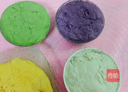 Illustration of how to make colorful steamed buns 2