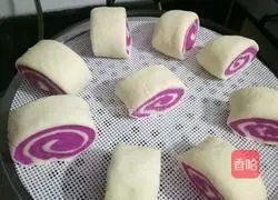 Illustration of how to make two-color steamed buns 7