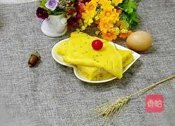 Illustration of how to make scallion egg pancake 6