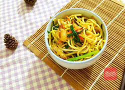Illustration of how to make fried noodles 13