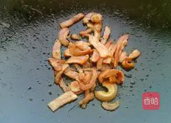 Illustration of how to make bacon and milk steamed buns 5 