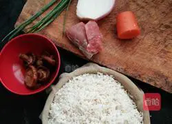 Illustration of how to make glutinous rice 2