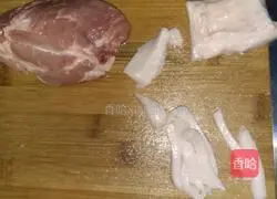 Illustration of how to make cowpea and radish dumplings 3