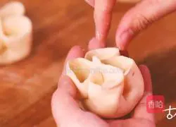 Qing · Four Happiness Dumplings || Illustrations of how to make everything go well from the beginning, welcome the Four Happinesses, and wish everything goes well this year 6