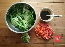 Oyster Sauce Tomato Illustration of how to make noodles with juice 4