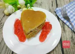 Illustration of how to make fruit pancakes 10