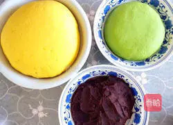 Pumpkin Illustration of how to make red bean paste steamed buns 17