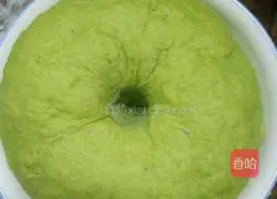 Illustration of how to make green steamed buns 9