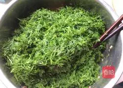 Illustration of how to make fennel sprout dumplings 7