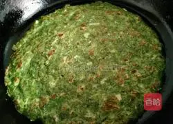 Celery leaves Egg pancake recipe 6
