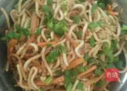 Illustration of how to make fried noodles 4
