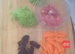 Illustration of how to make colorful vegetable noodles 2