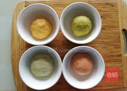 How to make hydrangea steamed buns 2