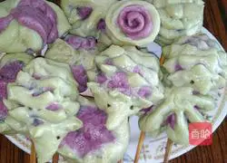 Illustration of how to make colorful steamed buns 6