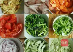 Illustration of how to make fried noodles 3