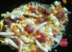 Fried rice (color) recipe illustration 6